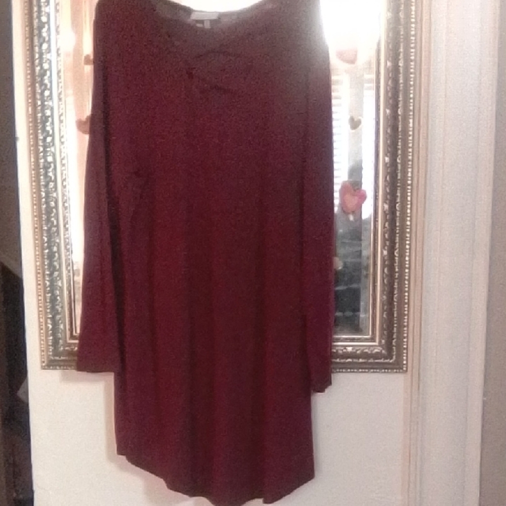 Bobbie Brooks Deep Red Knit Top